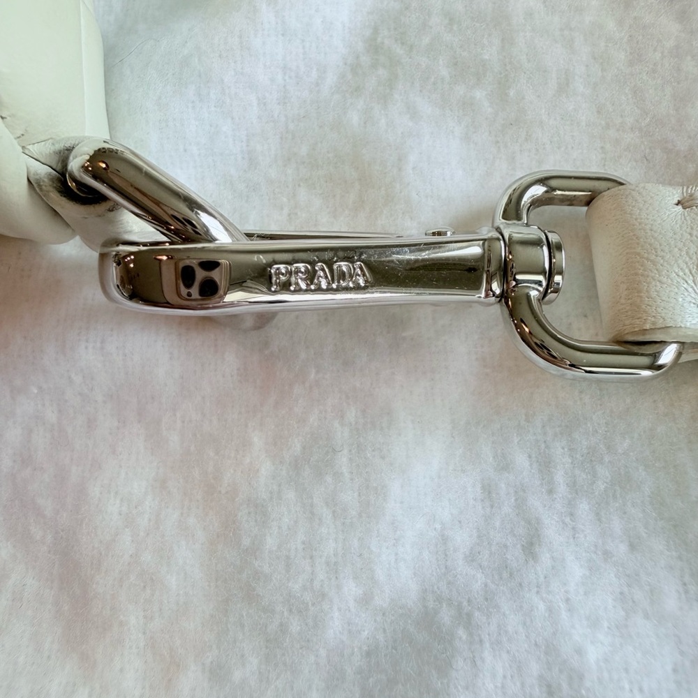 💯 Authentic Prada Re-Edition 2005 Crossbody Bag - White (with dust bag) - Picture 9 of 16